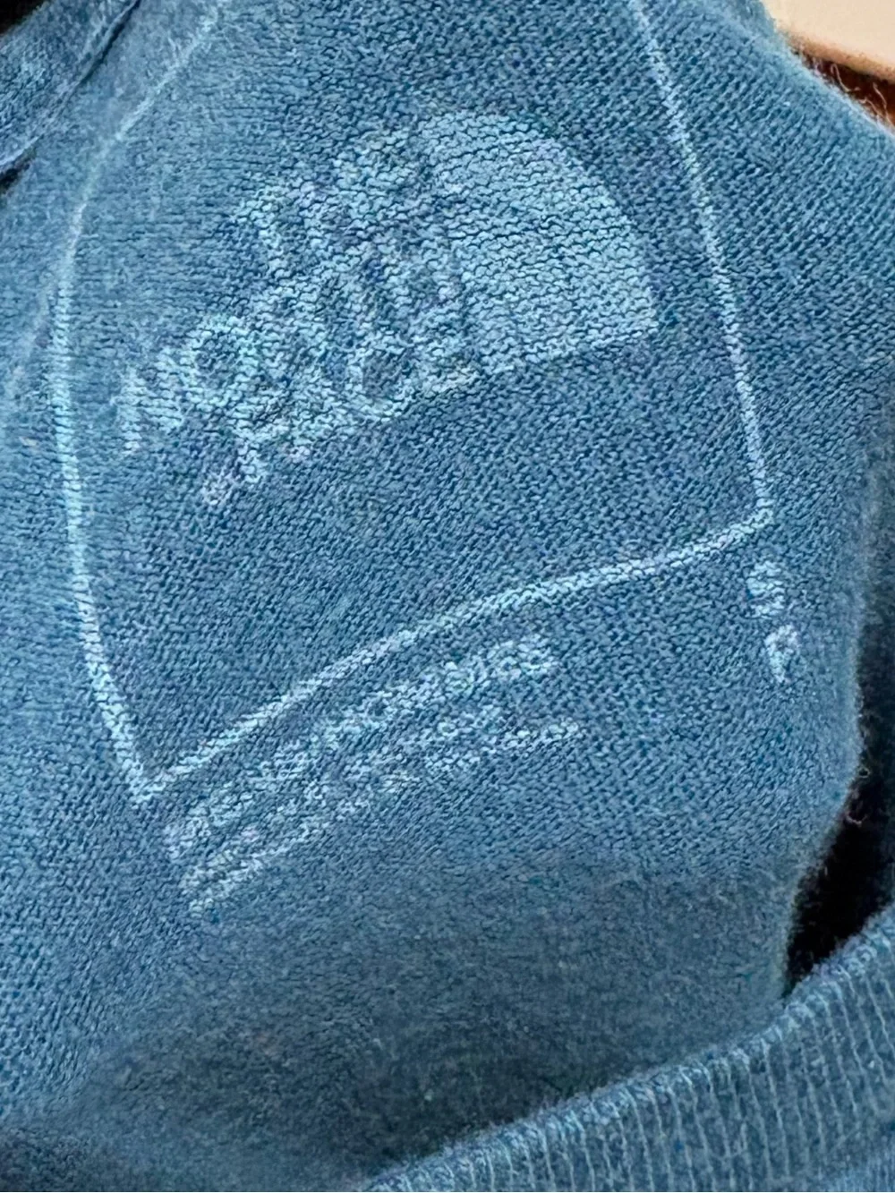 The North Face Men’s “Never Stop Exploring” Teal Blue Tee, Size S